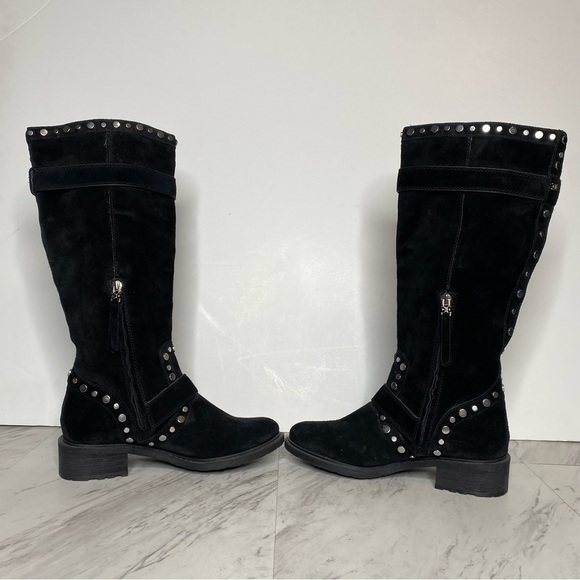 New! Sam Edelman Black Deryn Black Tall Boot 6 1/2 - Picture 6 of 14